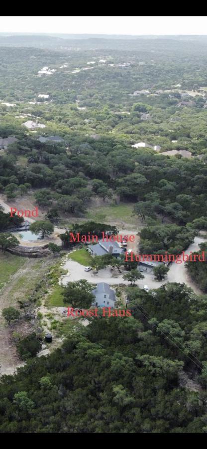 Hummingbird Haus - Hill Country Views On 20 Acres With Firepit Villa Spring Branch Exterior photo